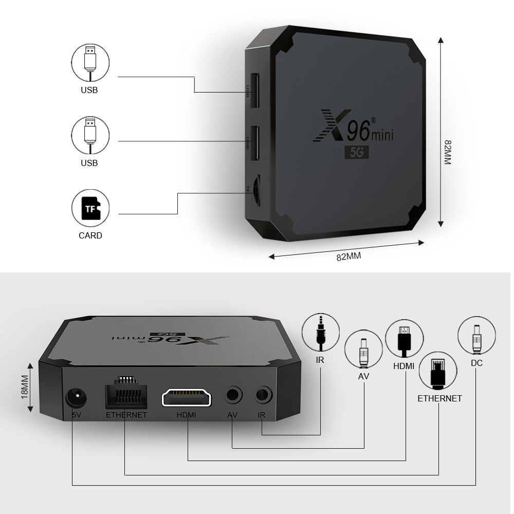علبة أجهزة تلفزيون Amlogic S905W4 4K Aأندرويد 9.0. detail image 9