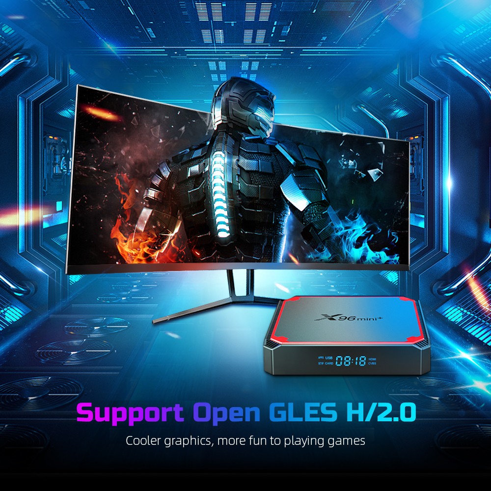 X96 mini+ New set-top box Amlogic S905W4 Dual wifi 4k Bluetooth TV box detail image 5