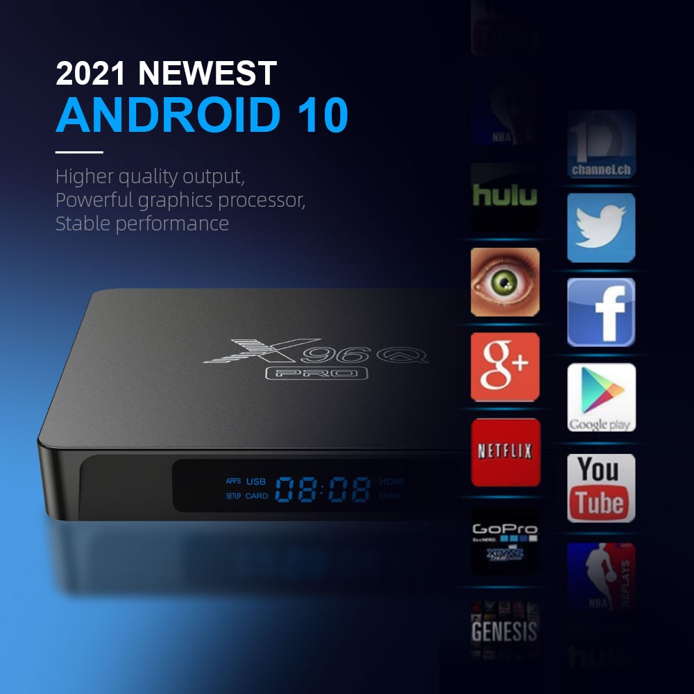 X96Q PRO 网络机顶盒 双频4K Android10.0 Allwinner H313 tv box详情图3