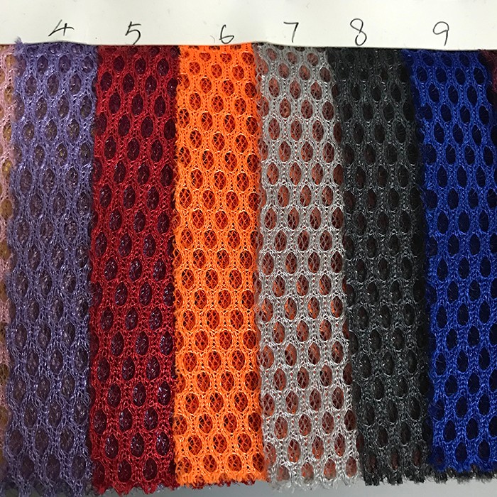 现货供应 单层 三明治网眼布 家纺 汽车坐垫 床垫透气复合材料详情图9