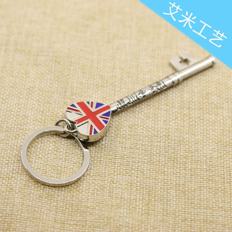 Yiwu fábrica directa metal aleación de zinc llavero plástico llavero acrílico no.13 rongun details Picture