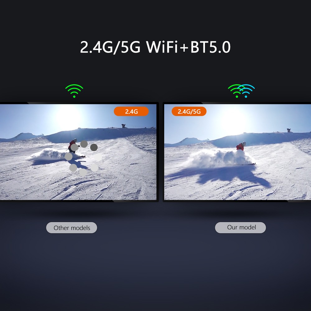 علبة جهاز تلفزيون رباعي كيلبلوتوث مزدوج من طراز WiFi Towii Tox96Q، MAALinner H616 detail image 8