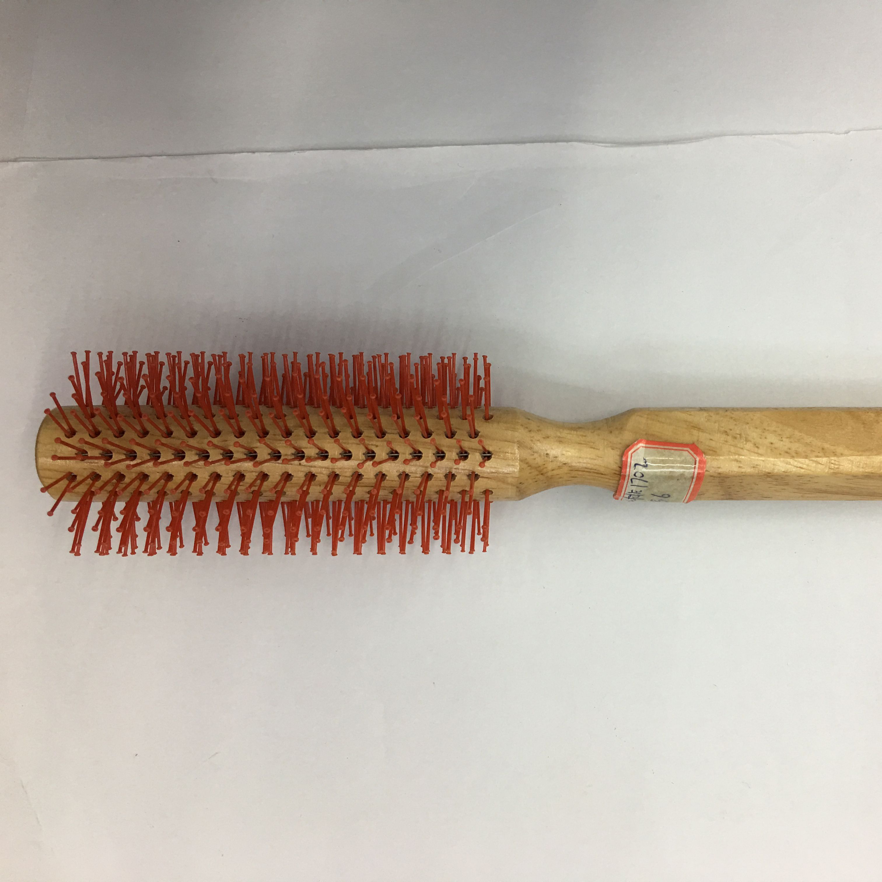 Wood Straight Comb Red Head