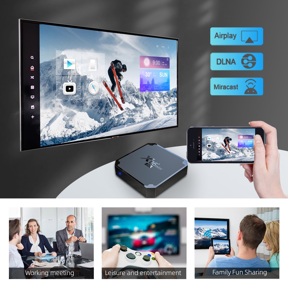 علبة أجهزة تلفزيون Amlogic S905W4 4K Aأندرويد 9.0. detail image 8