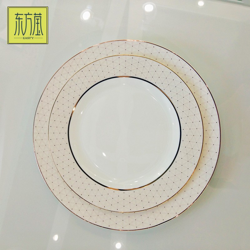 Ceramic tableware sets include tableware sets, bowls, plates and saucers, high-end gift bowls from bone China, and household tableware sets pic 4