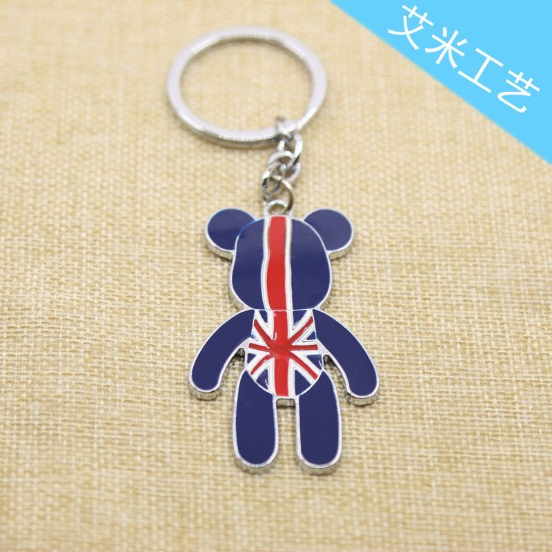 Direct sales from Yiwu factory: Metal zinc alloy keychains, plastic acrylic keychains, No. 05, Rongen details Picture