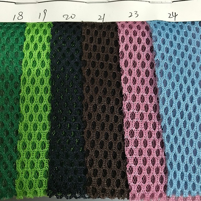 三明治网网布色卡箱包材料菱形网六角网面料厂家直销热销大量现货详情图7