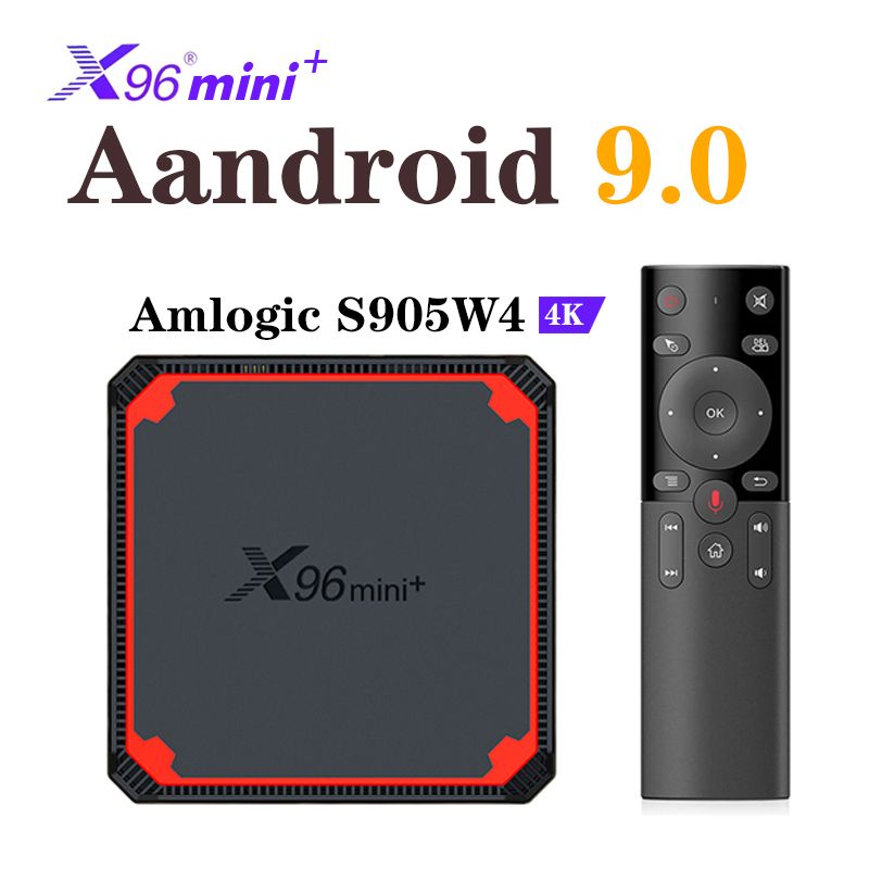 X96 mini+ 新品机顶盒 Amlogic S905W4 双wifi 4k蓝牙电视机盒子