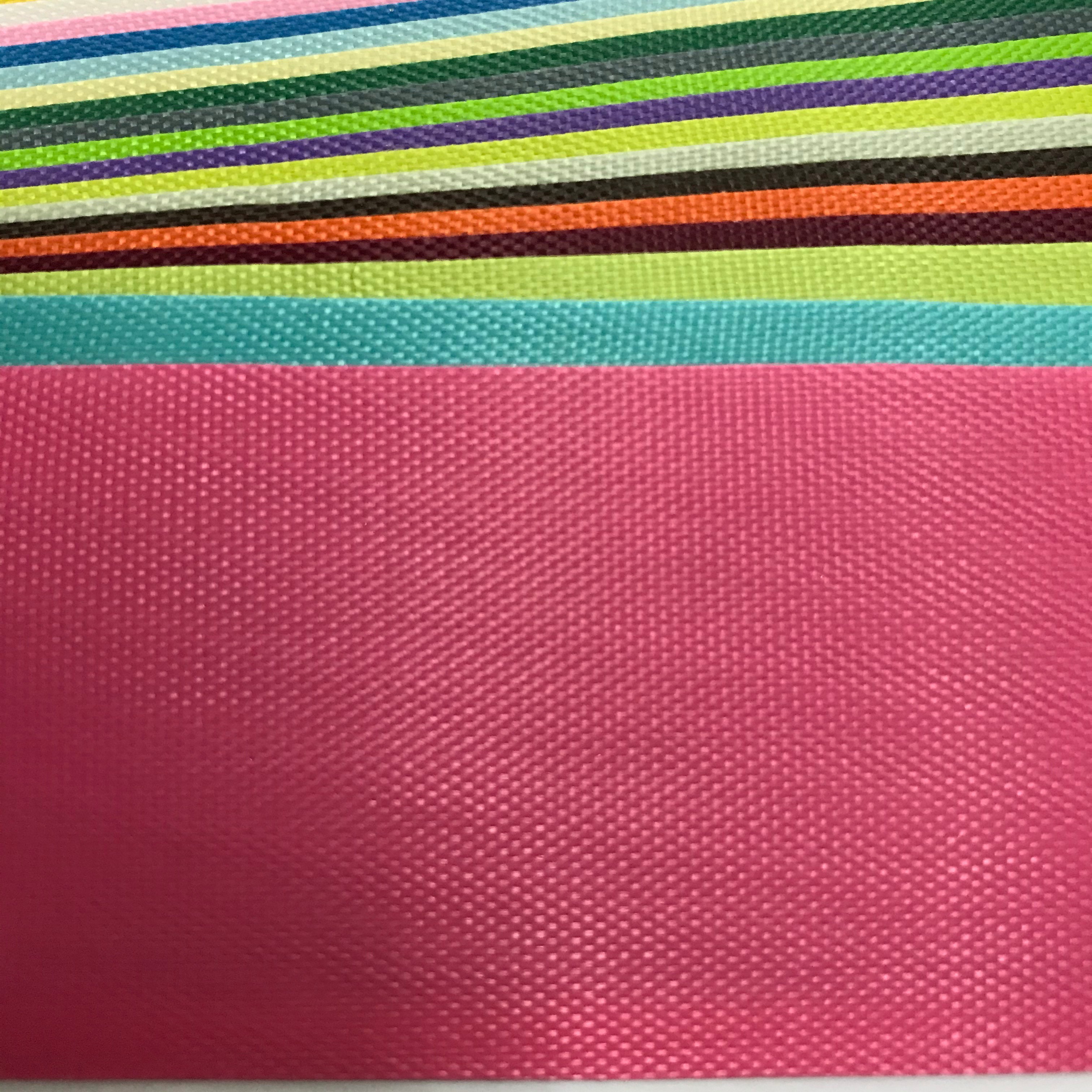 Blue PVC Oxford cloth bags, tents, eco-friendly coated calendered fabric 420D Oxford cloth detail image 4
