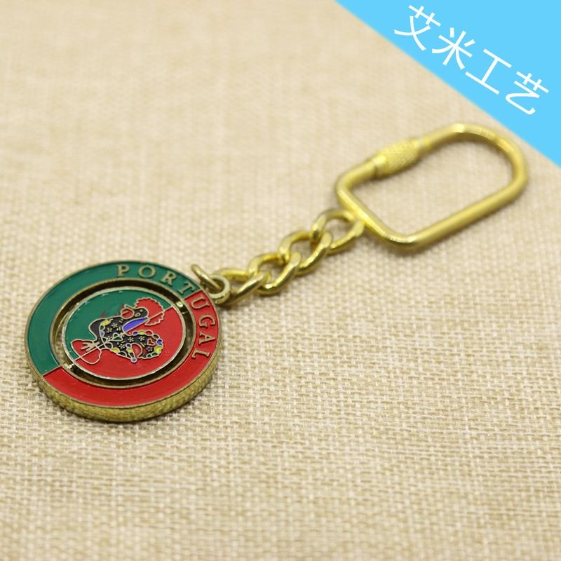 Direct sales from Yiwu factory: Metal zinc alloy keychains, plastic acrylic keychains, No. 07 Rongen Specification image