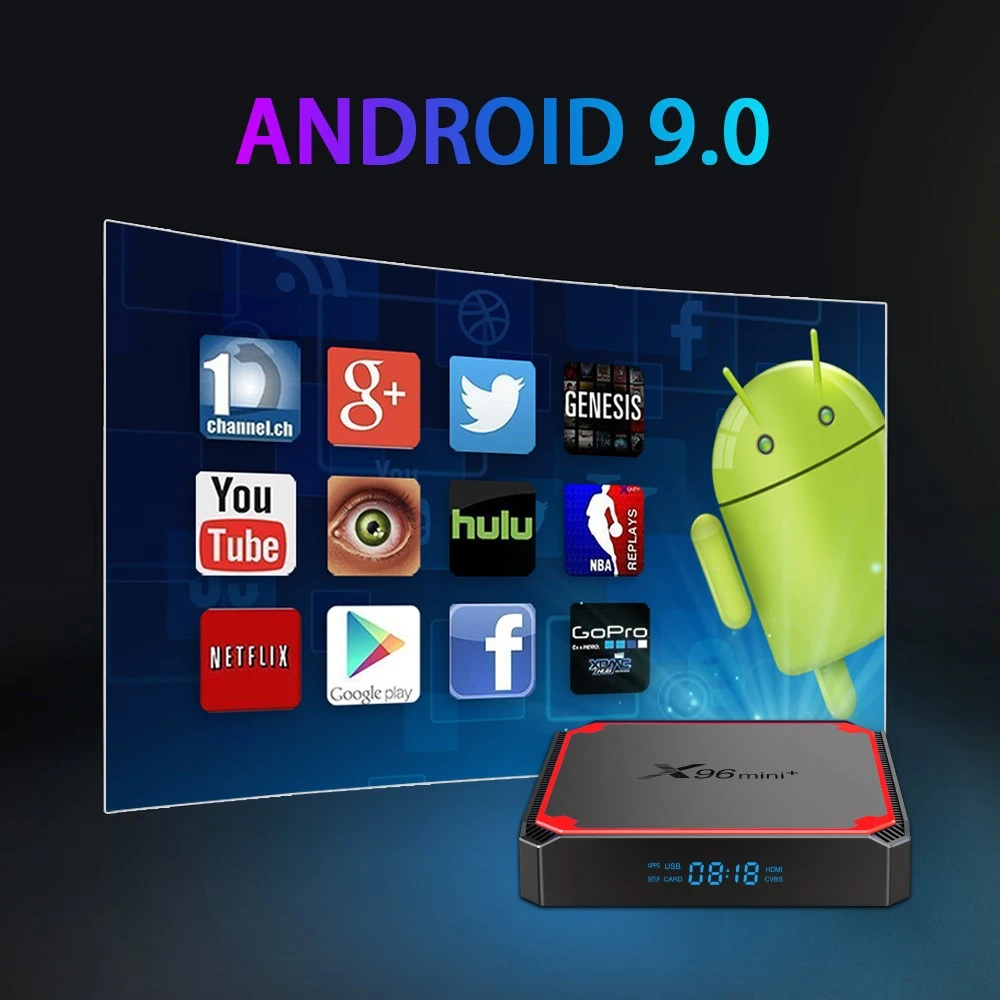 X96 mini+ New set-top box Amlogic S905W4 Dual wifi 4k Bluetooth TV box detail image 4