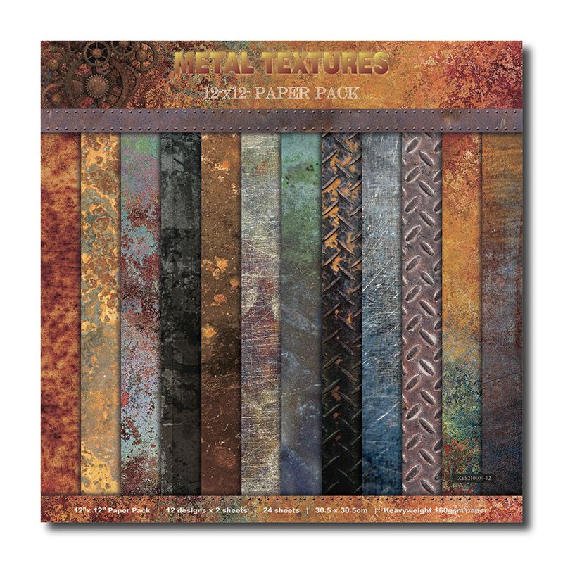 Diy Handmade Scrapbook Scrapbook Material 12-Inch Patterned Paper Background Paper Zys210404 Specification drawing
