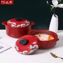 砂锅煲汤炖锅家用燃气煤气灶专用耐高温沙锅陶瓷煲小号煲仔饭21