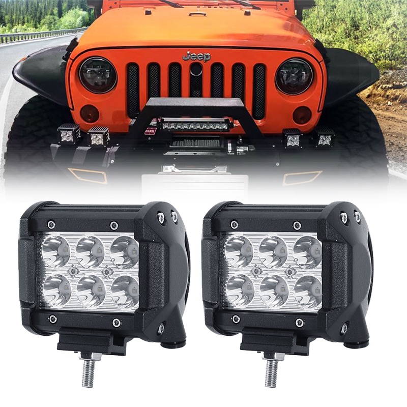 Automotive LED work light, 18W long strip light, roof light, off-road light, inspection light