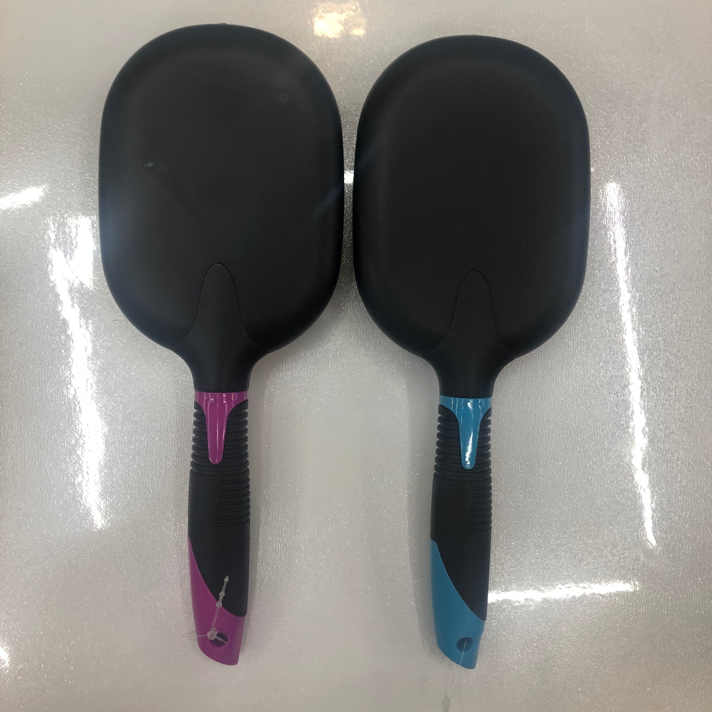 Black Big Square Air Cushion Hair Comb Color Handle Simple Big Square De Run Hair Brand details Picture