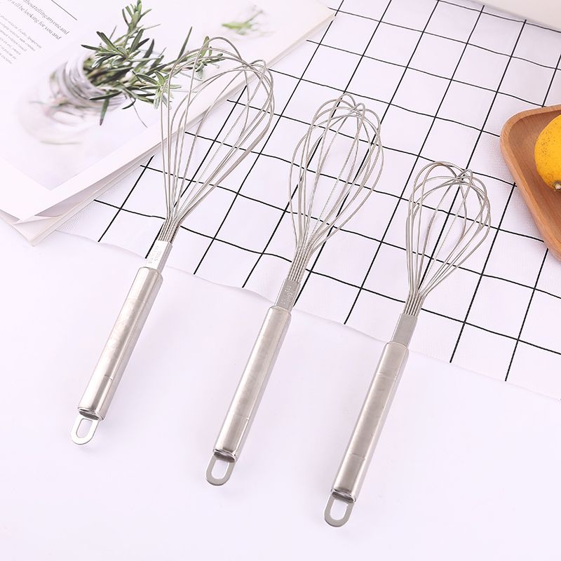 厂家直销 不锈钢打蛋器方柄 厨房工具 大中小号