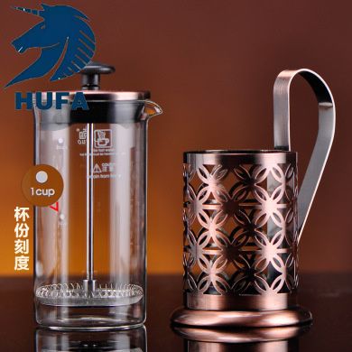 帝国 咖啡法压壶 不锈钢法压壶 不锈钢冲茶器 家用咖啡壶 350ml