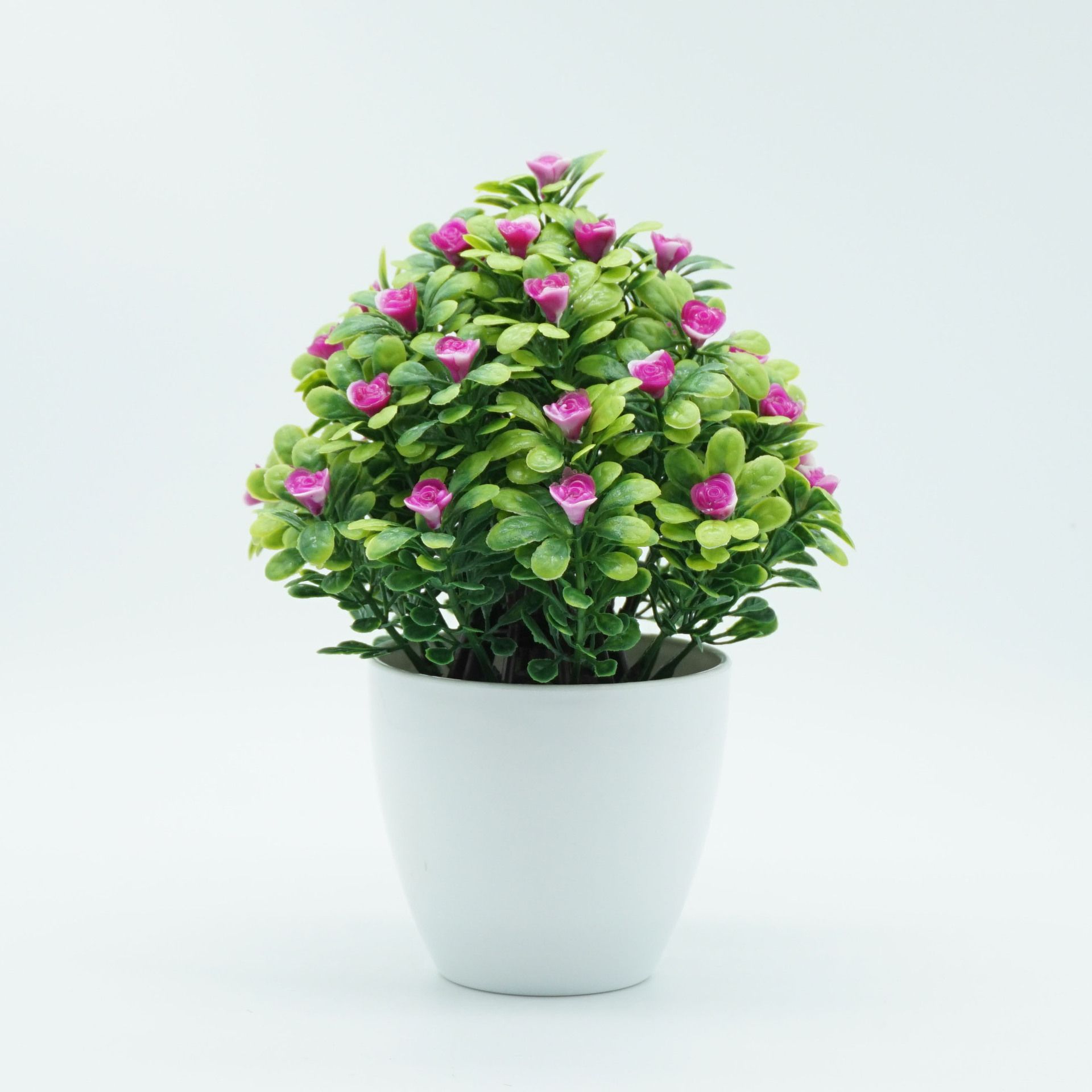Factory direct sales of new artificial flower bonsai, artificial flower potted plants and ornaments, wholesale of indoor artificial green plants and flowers for living rooms details Picture
