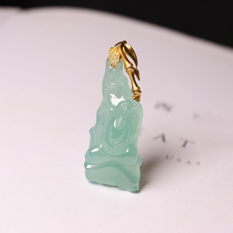 新宝丽D区三楼七街8148店晴水无相佛吊坠新宝丽027