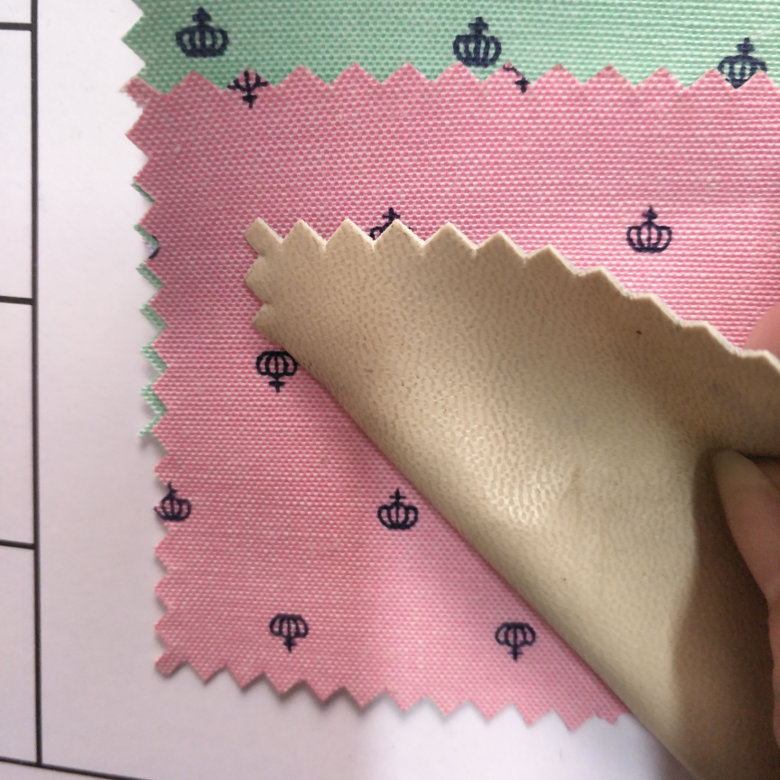 布纹皇冠，梅红、