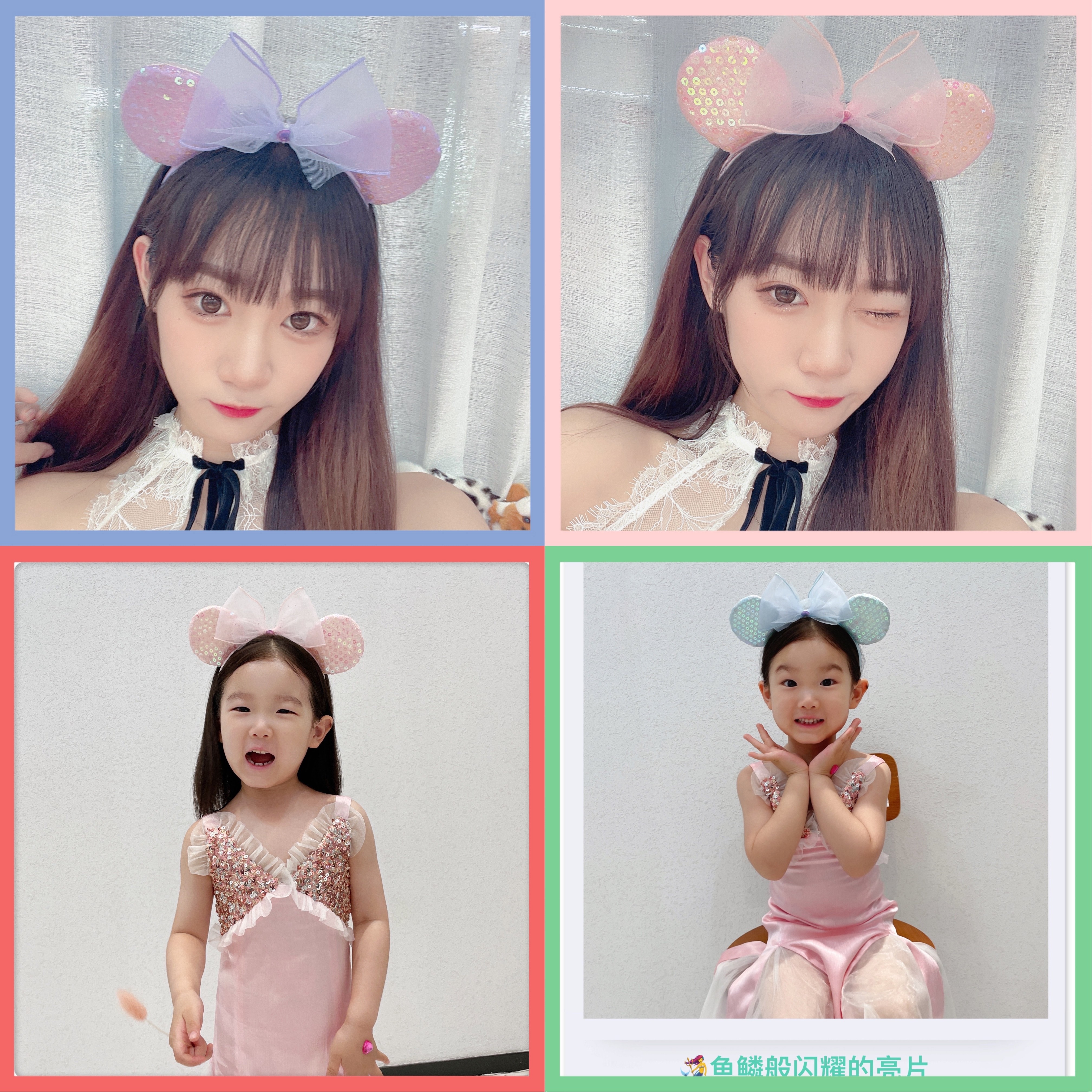 不缠发汉服百搭国风饰品-超萌系列纱结圆耳发箍详情图7