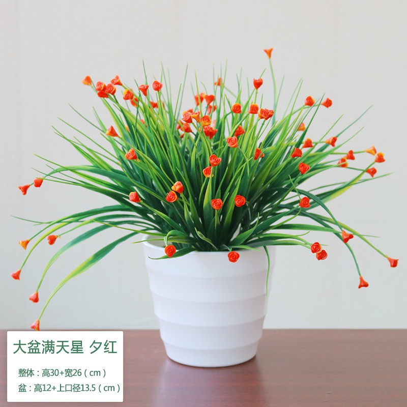 厂家直供仿真花盆景 仿真植物盆景仿真盆栽家居假花装饰摆件批发详情图9