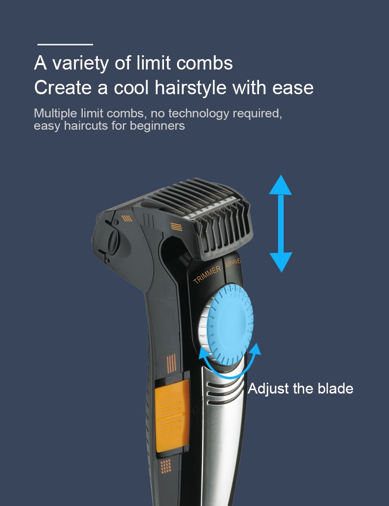 DALING-1018 electric hair clipper for adults and children, household low-noise adjustable hair clipper, dual-purpose for shaving, export wholesale pic 8