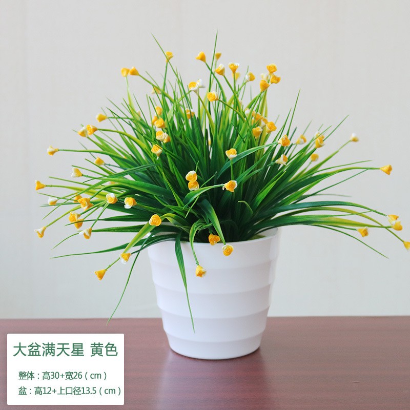 厂家直供仿真花盆景 仿真植物盆景仿真盆栽家居假花装饰摆件批发详情图4