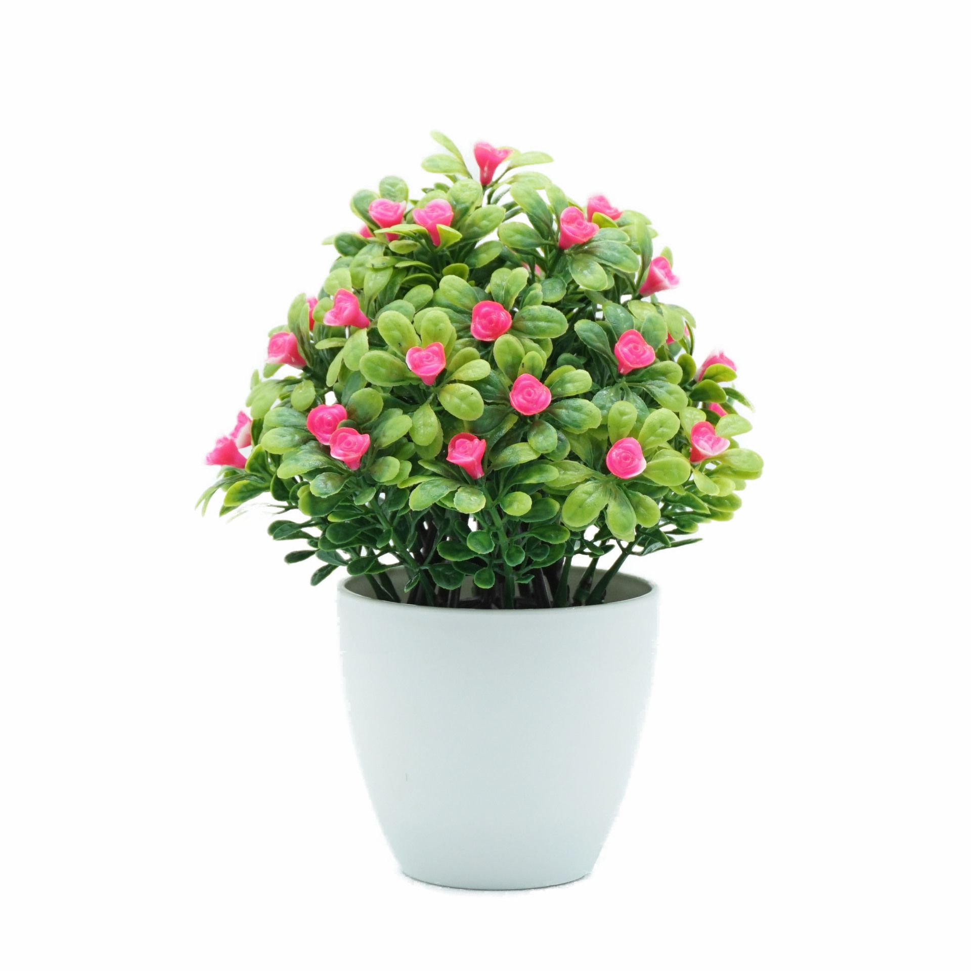 Factory direct sales of new artificial flower bonsai, artificial flower potted plants and ornaments, wholesale of indoor artificial green plants and flowers for living rooms