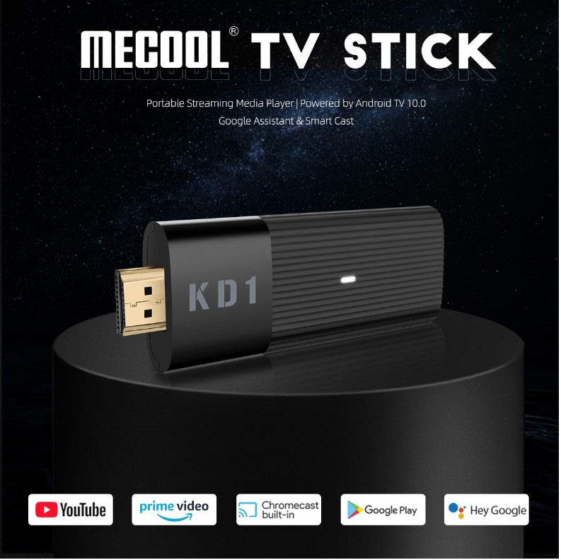 KD1机顶盒Android tv dongle 外贸Tv Stick 安卓S905Y2 电视盒子详情图1