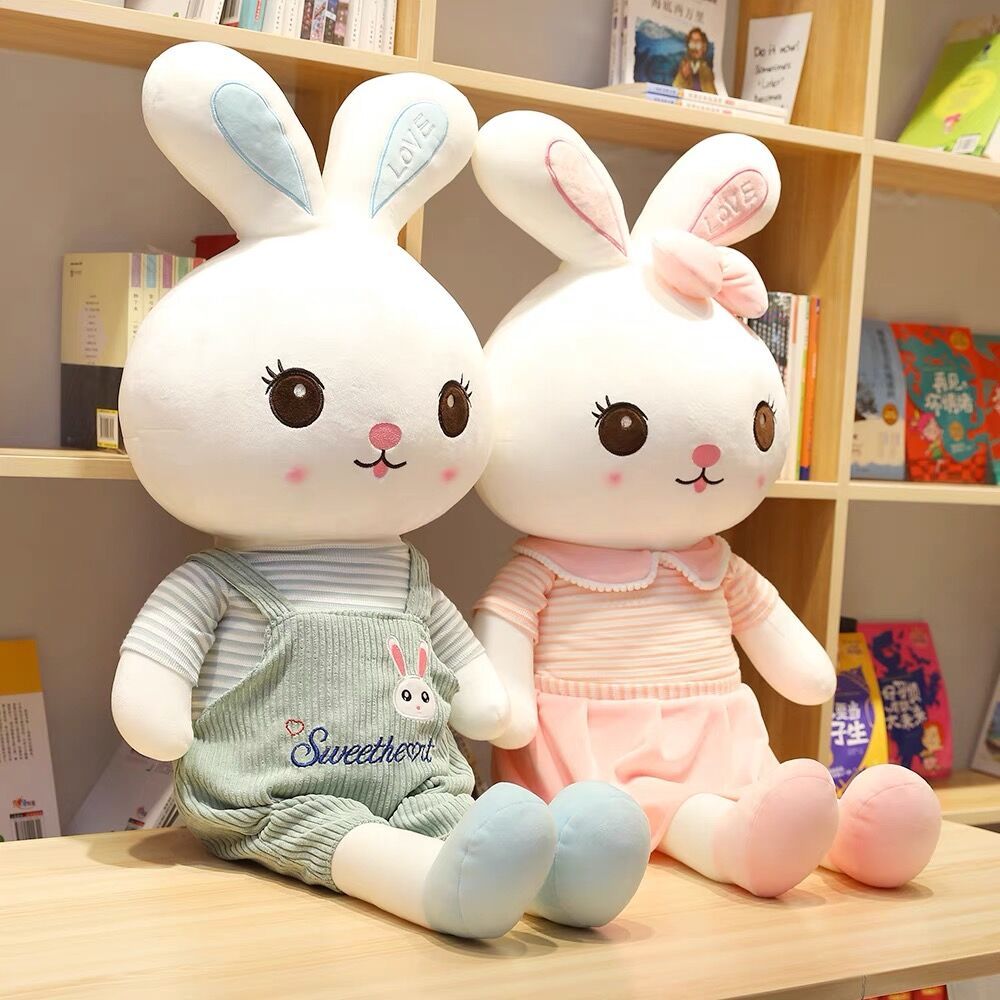 Factory direct sales Baohua toy firm doll cute Mimi rabbit bed decoration pillow