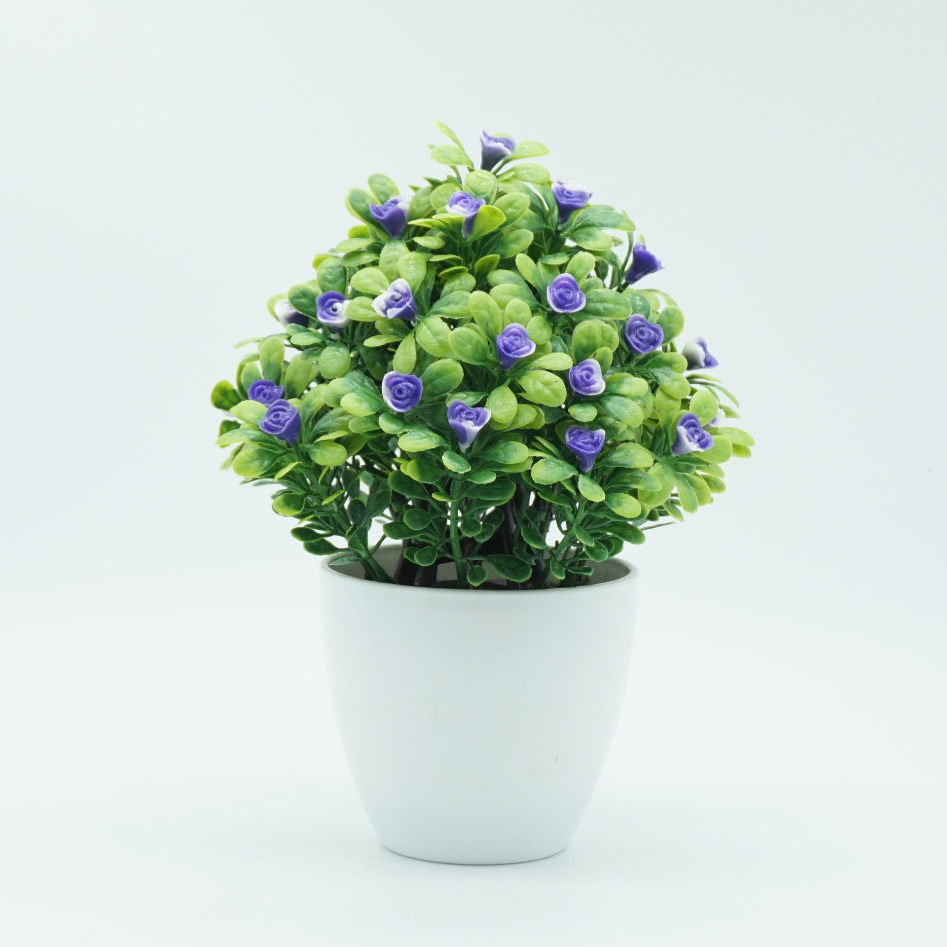 Factory direct sales of new artificial flower bonsai, artificial flower potted plants and ornaments, wholesale of indoor artificial green plants and flowers for living rooms detail image 5