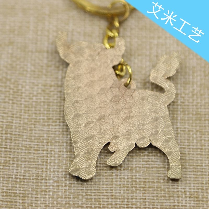Direct sales from Yiwu factory: Metal zinc alloy keychains, plastic acrylic keychains, No. 24, Rongen details Picture
