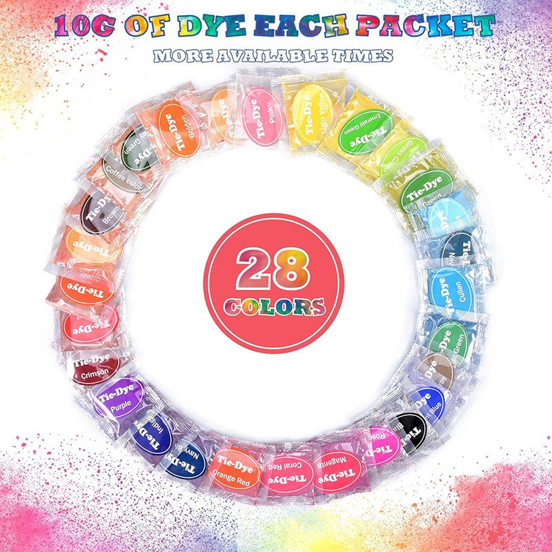 冷水染料颜料棉麻服装染色12色扎染染料儿童成人DIY套装颜料套装详情图4