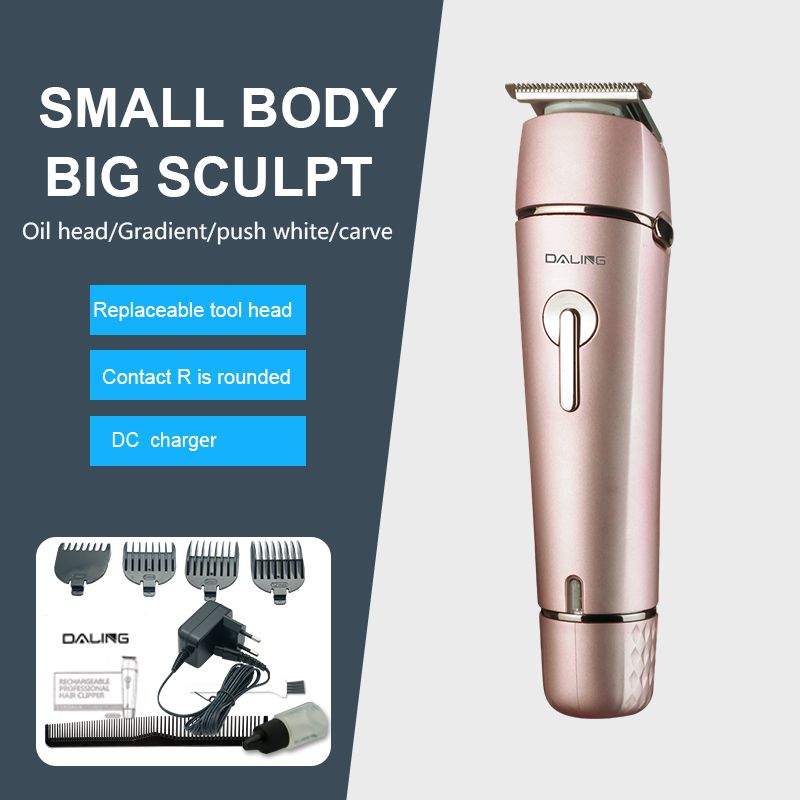 DALING-1015 engraved clipper, Hair clipper, electric hair clipper, oil head engraving, trimming, blank space caliper, wholesale for foreign trade