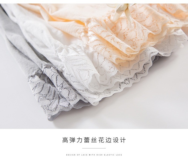 XH安全裤无痕透气防走光打底裤学生可外穿蕾丝花边韩版收腹提臀裤详情图7