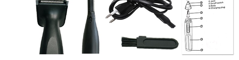 DALING Electric Nasal Hair Trimmer DALING-7001 Men's Nasal Hair Cleaning and Shaving Device, rechargeable nasal hair trimmer, wholesale for export detail image 14