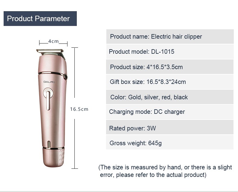 DALING-1015 engraved clipper, Hair clipper, electric hair clipper, oil head engraving, trimming, blank space caliper, wholesale for foreign trade detail image 13