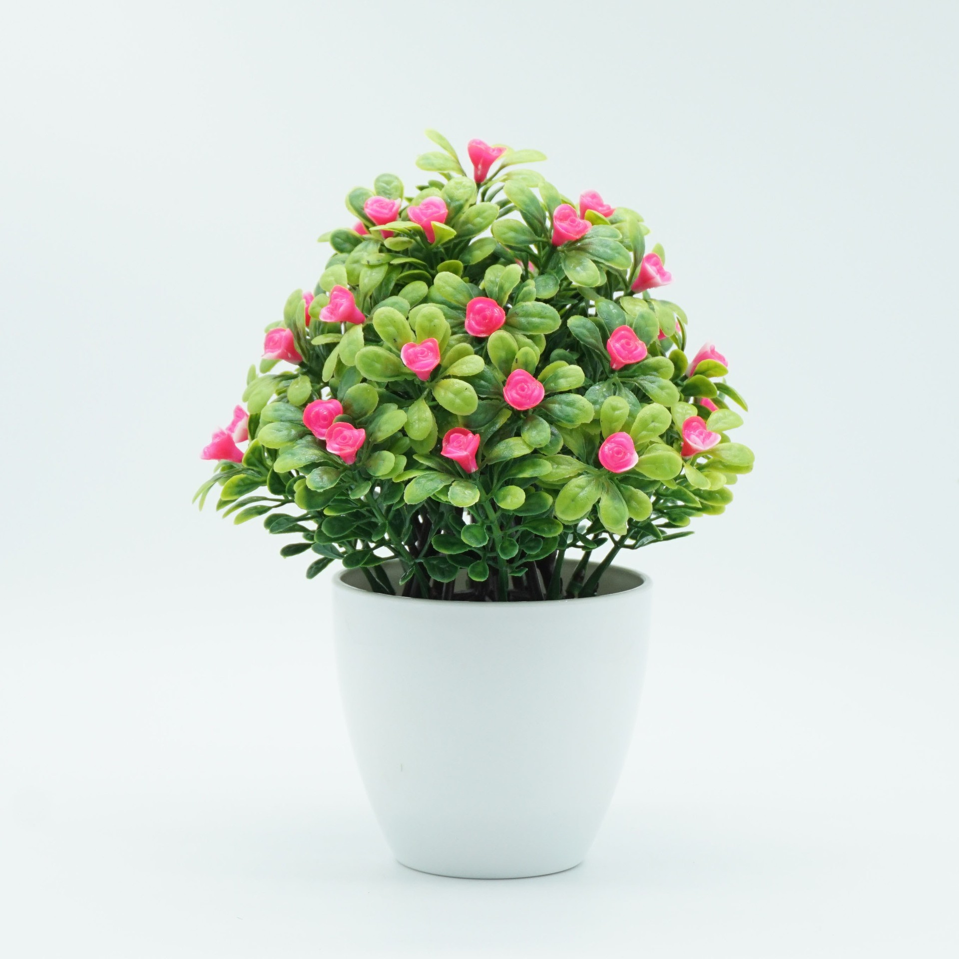 Factory direct sales of new artificial flower bonsai, artificial flower potted plants and ornaments, wholesale of indoor artificial green plants and flowers for living rooms detail image 3