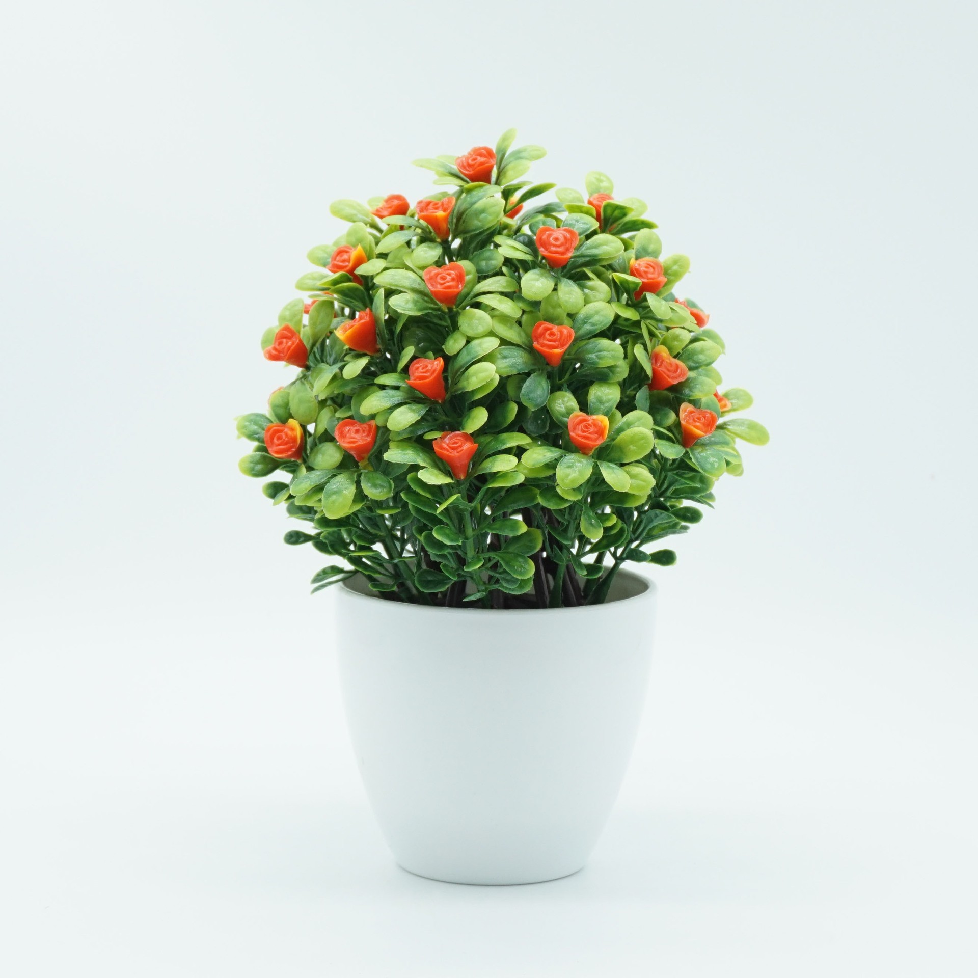 Factory direct sales of new artificial flower bonsai, artificial flower potted plants and ornaments, wholesale of indoor artificial green plants and flowers for living rooms detail image 6
