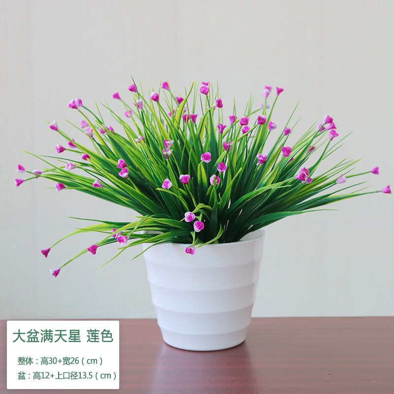 厂家直供仿真花盆景 仿真植物盆景仿真盆栽家居假花装饰摆件批发详情图19