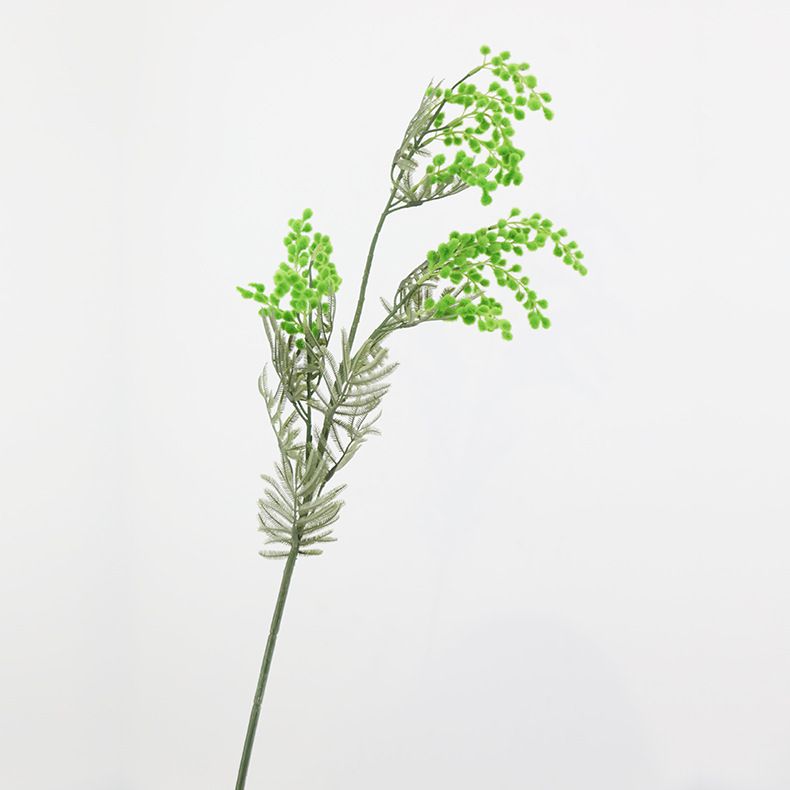仿真花金合欢含羞草人造花塑料花毛绒果田园风格装饰假花