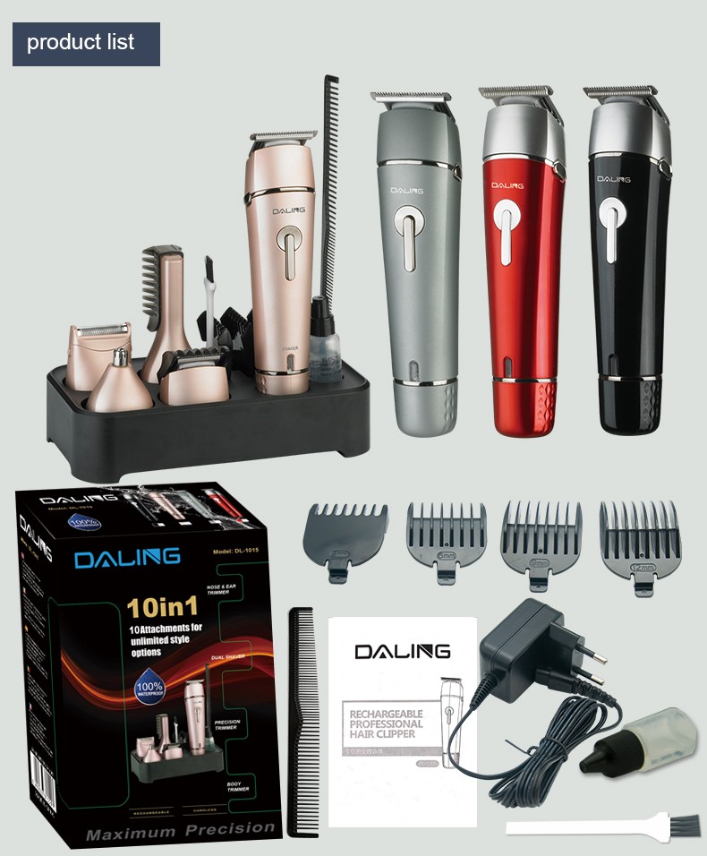 DALING-1015 engraved clipper, Hair clipper, electric hair clipper, oil head engraving, trimming, blank space caliper, wholesale for foreign trade detail image 14