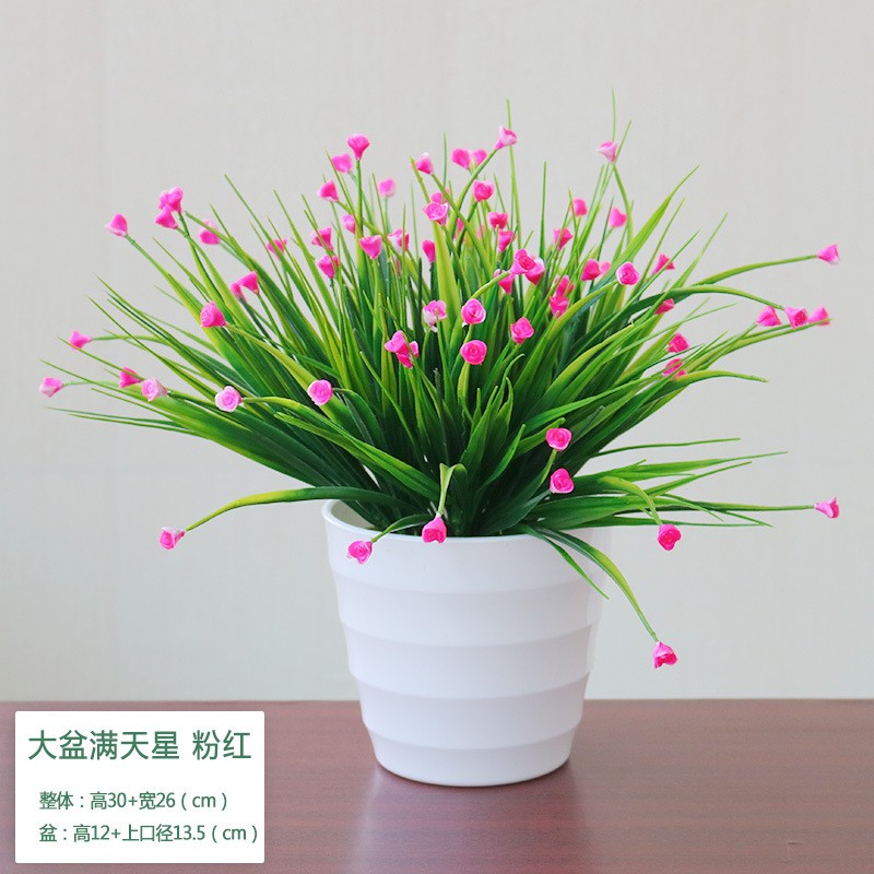 厂家直供仿真花盆景 仿真植物盆景仿真盆栽家居假花装饰摆件批发详情图12