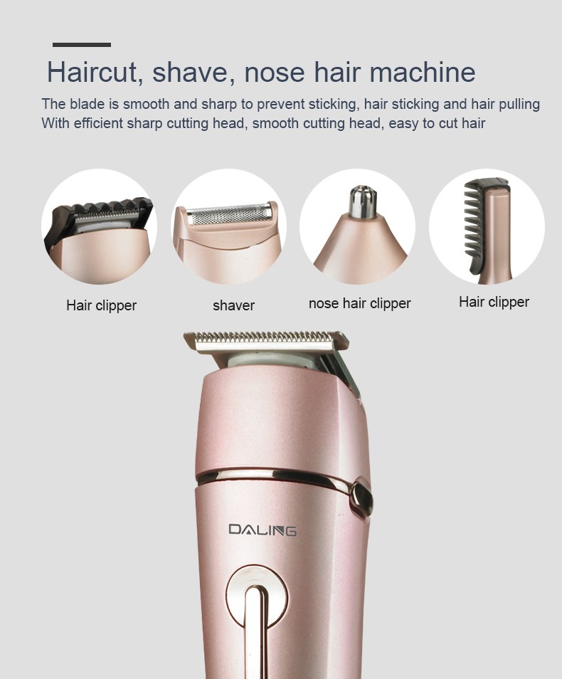 DALING-1015 engraved clipper, Hair clipper, electric hair clipper, oil head engraving, trimming, blank space caliper, wholesale for foreign trade detail image 4