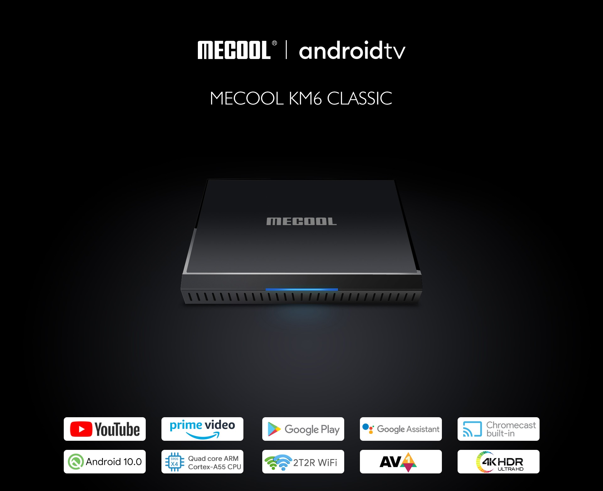 MECOOL KM6 机顶盒 2GB+16GB Amlogic S905X4 Android10.0 tv box详情图3