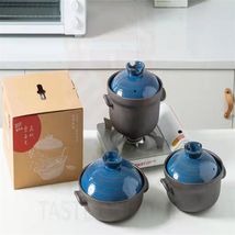 日式砂锅炖锅家用燃气陶瓷煲汤石锅煤气灶专用耐高温沙锅1