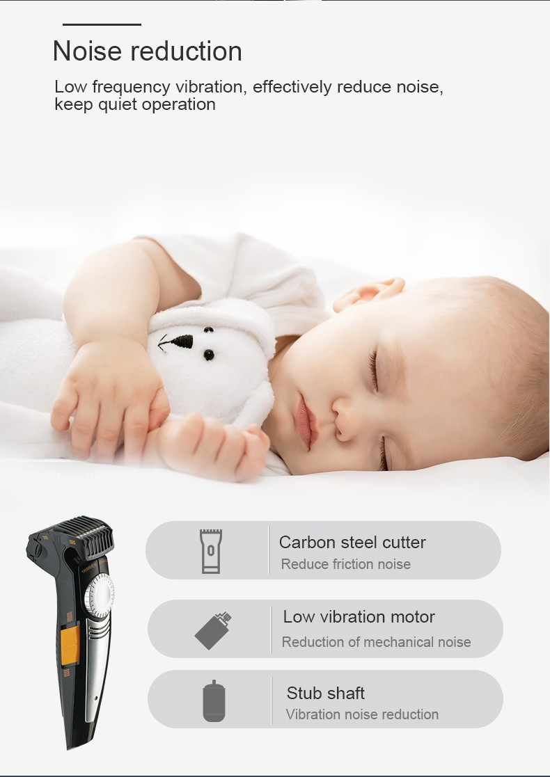 DALING-1018 electric hair clipper for adults and children, household low-noise adjustable hair clipper, dual-purpose for shaving, export wholesale pic 9