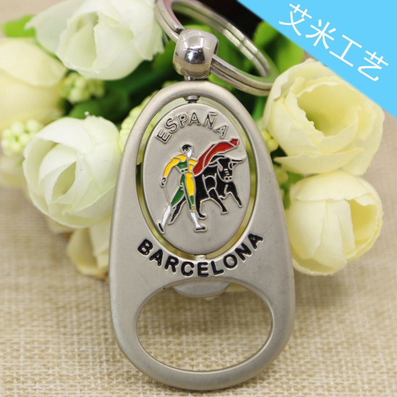 Yiwu fábrica directa metal aleación de zinc llavero plástico llavero acrílico no.25 rongun Item Picture