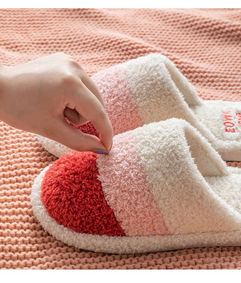 爆款地摊棉拖鞋女冬外穿毛绒防滑情侣家居拖鞋保暖居家室内男月子棉鞋详情5